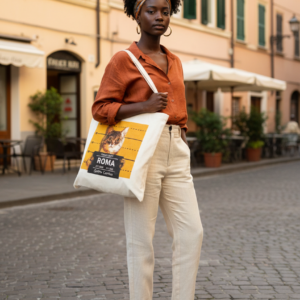 Canvas Tote Bag with Print