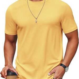 Turmeric Men's T Shirt Short Sleeve Cotton Blend T-Shirts